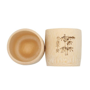 Traditional Chinese Natural Bamboo Cup Handmade Tea Cup For Tea Water Beer Coffee Juice Cups